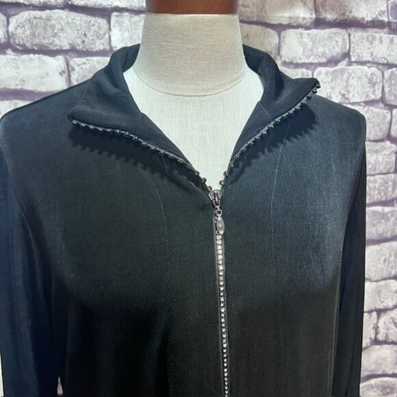 Chico's Travelers NWT Black Jacket Size M - Picture 2 of 6